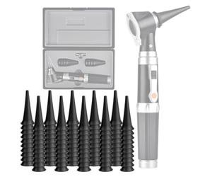 Jiusion Pack D'origine 100 Pack 2,4 mm Conseils de Spéculum Otoscope Pour Jiusion 3X Otoscope ou Même Style Otoscope, Disposabe Spéculum Otoscope Caps Accessoire 100 Pièces au total