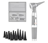 Jiusion Pack D'origine 4 Pack 2,4 mm 3 mm 4 mm 5 mm Conseils de Spéculum Otoscope Pour Jiusion 3X Otoscope ou Même Style Otoscope, Disposabe Spéculum Otoscope Caps Accessoire 16 Pièces au total
