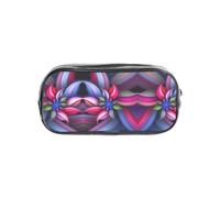 JIUTY Belle trousse transparente élégante avec fermeture éclair lisse, sac de papeterie multifonction pour l'école et le bureau