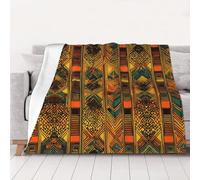 JIUTY Couverture lestée amérindienne 76,2 x 101,6 cm en flanelle douce, réversible, confortable, extra chaude pour lit, canapé