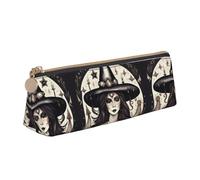 JIUTY Magic Witchcraft Bohemian School Pencil Case, Kids Pen Cases Petite Pochette Zipper pour Crayons, Stylos, Marqueurs, Maquillages, Pièces de monnaie, white-417, One size, Organiseur de sac