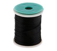 Jiuvaso 1 Rouleau de Fil Standard pour Montage de Mouches, 273 Yards, Noir, 250m