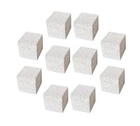 Jiuvaso 10 Jouets à Mâcher pour Hamsters, Blocs de Broyage pour Oiseaux et Petits Animaux D'intérieur Carrés (Cochon d'Inde), 3CM
