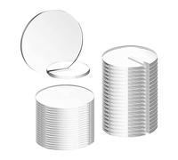 Jiuvaso 10x Marque-places En Acrylique avec Noms D'invités pour Banquet Réception de Mariage, 20 pièces rondes