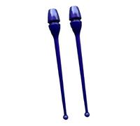 Jiuvaso 2 Barres de Gymnastique Rythmique, Accessoires de Danse, Barre d'exercice de 34,5 cm (13,58 Pouces) pour l'entraînement scénique, Bleu Foncé