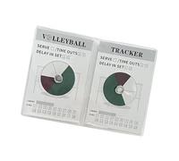 Jiuvaso 2 Ensembles Tableau de Rotation de Volley-Ball Carnet de Plaquette D'Arbitrage Suivi de Position des Joueurs en PVC Approprié pour Les, 2 Ensembles