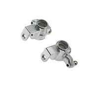 Jiuvaso 2 Pièces de Support de Roue Arrière pour Voiture RC, Support de Moyeu Arrière En Aluminium, Coupelle de Direction, Siège D'essieu Arrière, Pièces, Ensembles de direction avant