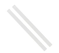 Jiuvaso 2 Pièces Guides Épaisseur Pâte Rolling Pin Acrylique Mesure Strips Accessoires Niveauur Pâtisserie Polyvalent Matériau Robuste Conviennent pour, Épaisseur 4mm