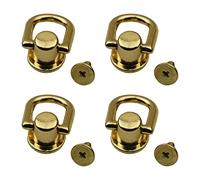 Jiuvaso 4 Crochets Latéraux en Métal pour Sacs à Main, Or