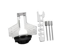 Jiuvaso Affûteur de Chaîne Dispositif D'Affûtage pour Scie Attache Portable Comprenant Lime Diamant Guide D'Angle et Clé Solution Adaptée pour Bricolage, Noir