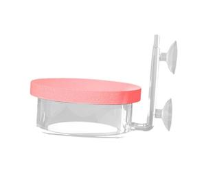 Jiuvaso Aquarium Air Diffuseur Aquarium Disque Accessoires Pompe à Air Intervention Silencieuse en Acrylique avec Fixation, Diamètre 8.5 Cm