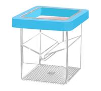 Jiuvaso Bac D' en Acrylique pour élevage en Aquarium avec Séparateur, Bleu