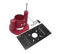 Jiuvaso Bancs Système de Levage et Abaissement pour Table de Fraisage Base Ajustable Fonction Antidérapante Adapté Aux Ateliers Travaux de Précisi, Plaque noire
