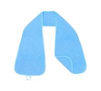 Jiuvaso Bavoir écharpe Repas pour Adulte, Anti-taches, Design Pratique, Imperméable, pour Hommes et Femmes, Bleu Clair
