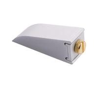 Jiuvaso Bloc de Ponçage Aluminium Alliage Support Papier Abrasif Outil Polissage Manuel Compact Fixation Cuivre Stable Adapté pour Rénovation Mobilier Auto Mu, Coin