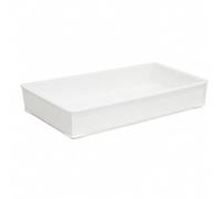 Jiuvaso Boîte à Pâte Rectangulaire En Plastique Empilable à Professionnel Emboîtable Boîte Manipulation Pâte pour Boulangers, Sans Couvercle