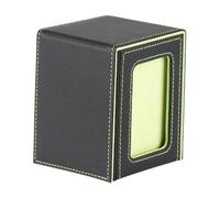 Jiuvaso Boîte de Rangement pour Plus de 100 Cartes à Collectionner, avec Fenêtre D'exposition, Compartiment de Rangement pour Cartes de Sport et étui de R, Vert
