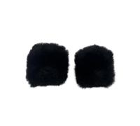 Jiuvaso Bonnette Anti-vent de Micro Couverture En Filtre Anti-souffle et Manchon Portable pour Un Enregistrement Clair Appropriée pour Podcasteurs E, Noir 1 Paire