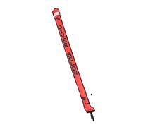 Jiuvaso Bouée de Balisage de Surface Robuste SMB avec Gonfleur Manuel (bouée de Sécurité), Rouge, 15 x 180 cm