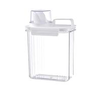 Jiuvaso Bouteille de Recharge Récipient à Lessive Distributeur de Poudre Boîte Hermétique Multifonction avec Tasse Mesure en Matière Plastique Adapté à la, 2000ml