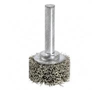 Jiuvaso Brosse à Fil Rotative pour Rectifieuse Queue Ron 6 Mm pour Élimination Rouille Ntoyage Approfondi s en Acier pour Travaux Maintenance Réparation Pneus, 25MM, Style A