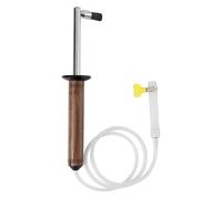 Jiuvaso Brosse pour Nettoyeur Vapeur, Brosse Métallique En Nylon avec Tube, Pièce de Rechange pour Machine à Café