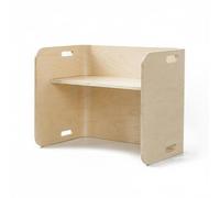 Jiuvaso Bureau d'Étude Enfant Table de Travail Semicirculaire Siège Coordiné Bords Sécurisés Flexible Installation Soutient Développement Habitudes Saines