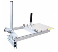Jiuvaso Cadre Porte- pour Tronçonneuse Support rie à Chaîne Robuste en Aluminium Fer Équipé Poignée Avant Plaque Protection Ajustement Précis, 20 Pouces