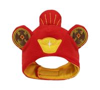 Jiuvaso Chapeau de Déguisement pour Animaux de Compagnie pour Le Nouvel an - Accessoire pour Petit Chien - Costume du Dieu de