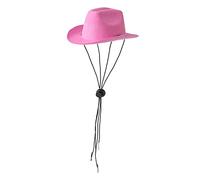 Jiuvaso Chapeau pour Animaux de Compagnie, Couvre-chef pour Chiot, Accessoires de Décoration, Chapeau de Cowgirl Doux pour Chaton, Style Western, pour Un, ROSE