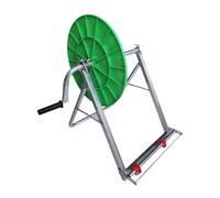 Jiuvaso Chariot Porte-Tuyau pour Jardin avec Mécanisme à Manivelle, avec Disque