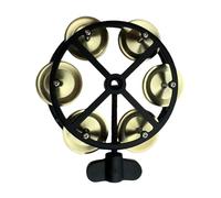 Jiuvaso Charleston, Tambourin, Cymbales pour Jazz, Instruments Rythmiques, Concerts, Karaoké, Enfants, Adultes, Ensembles, Ergonomiques, or Noir