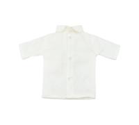 Jiuvaso Chemise Boutonnée à L'échelle 1/6, Costume Rétro élégant et Décontracté pour Figurines Articulées, Mini Chemise de Travail pour Figurines de 30 Cm, P27
