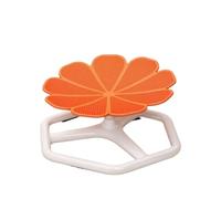Jiuvaso Children Balance Chaise Sensorielle Enfant Tabouret Pivotant Siège Rotatif Appui Stable Matière PP Écologique Sensori Motricité Active Adaptée à Salle de Classe Salle de Jeux Crèche, Orange