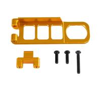 Jiuvaso Compartiment de mise à niveau de la boucle de batterie en métal pour voiture RC, pièces de réparation RC à l'échelle 1:16, or