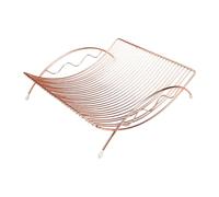 Jiuvaso Corbeille à Fruits Panier de Rangement Bol à Fruits Support de Comptoir Organisateur de Collations En Métal Élégant pour Un Gain de Place Adapté pour, or Rose