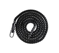 Jiuvaso Corde D'escalade En Polyester Polyvalent Tordue Poignée Protection Léger pr Sportifs, Corde 15m Dia50mm