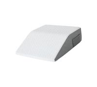 Jiuvaso Coussin de Lit pour Élévation des Jambes avec Mousse à Mémoire de Forme et Housse Amovible Pratique, Oreiller Ergonomique de Surélévation, Coussin Anti-Dérapant pour Genoux, Hauteur 6 Pouces