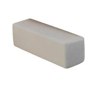 Jiuvaso Coussin Repose-Bras Rectangulaire, Support pour Coude, en Mousse, Housse Amovible, Idéal pour Jouer, Lire Ou Se Détendre à La Maison, Gris Clair