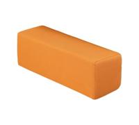 Jiuvaso Coussin Repose-Bras Rectangulaire, Support pour Coude, en Mousse, Housse Amovible, Idéal pour Jouer, Lire Ou Se Détendre à La Maison, Orange