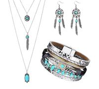 Jiuvaso de 3 Bracelets empilables de Style, Accessoires pour Tenues Western