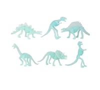 Jiuvaso de Figurines de Lumineuses Playset Dinos Modèle Miniature pour L'enseignement Prop éducatif Anniversaire Faveurs Collection, 6 pièces B, Colis
