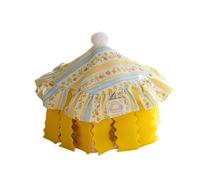 Jiuvaso des Animaux, cachette, Mini-Maison, Grotte, Habitat pour Souris, Rats, Petits Animaux, Chinchilla Nain, Jaune