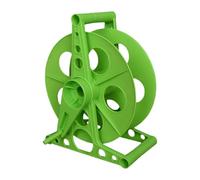 Jiuvaso Dévidoir Tuyau D'Arrosage Chariot Support Tuyau Organisateur Enrouleur Portable Matériau PP Adapté pour Jardin Entretien Extérieur Lavage Voiture, Vert