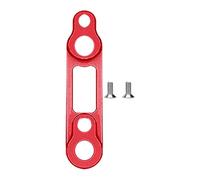 Jiuvaso Disc Brake Adaptateur Aluminium pour Vélo de Route Support de Fixation Étrier Convertisseur Accessoires Freinage Installation Facile Adapté Aux, Rouge 5.2x1.2x1cm