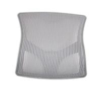 Jiuvaso Dossier Repose-dos Vélo d'Appartement Coussin Dorsal Maille Confortable Support Lombaire Ergonomique Montage Rapide Compatible Chaise Bureau Adapté à, Gris