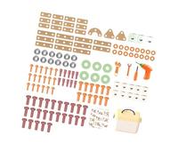 Jiuvaso d'outils pour Enfants, Jouets de Construction, kit de pour l'apprentissage précoce, Jeu de rôle pour Enfants de 3, 4, 5 et 6