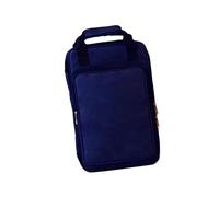 Jiuvaso Drumstick Bag Sac à Baguettes de Batterie Mallets Sac à Dos Transportable Tissu Oxford Grande Capacité Bandoulière Réglable Imperméable Organisé Adapt, Bleu Foncé