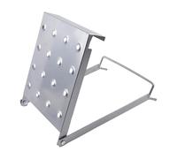 Jiuvaso Échelle de Travail, platelage de Travail, Accessoire d'établi pour l'entretien de la Maison et du Garde-Manger, Argent