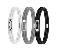 Jiuvaso Élastiques Larges pour Poubelles, Polyvalents et Réglables, pour Maintenir Les Sacs Poubelle et La Litière pour, Usage Domestique, 140 Cm, 3 PiÈces